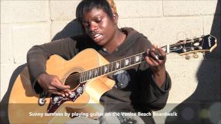 Bob Marley Redemption Song &quot;By Amazing Homeless Girl in Voices in the Sand, America the Free&quot;