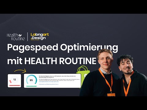 Shopify Shop Speed optimieren - Anas Elimani & Felix Kleine über Health Routine