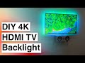 Building A 4K Capable HDMI TV Backlight Using HyperHDR Hyperion And A WiFi LED Strip