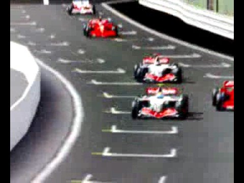 Fernando Alonso great movie between Hamilton and Raikkonen