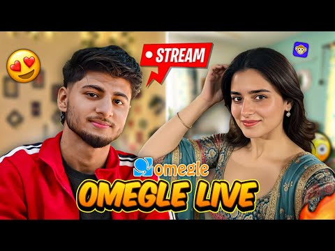 Cute Girl Ki Sweet Reaction 😍🔥| Omegle LIVE DAY 224 #LiveStream #omegle #azar