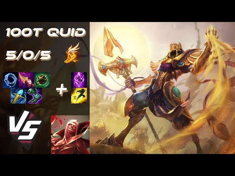 100 Thieves Quid MID Azir vs Vladimir - NA Challenger Patch 14.12