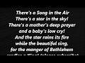 THERE'S A SONG IN THE AIR Hymn CHRISTMAS lyrics words text Methodist Sing Along Song Worship Video