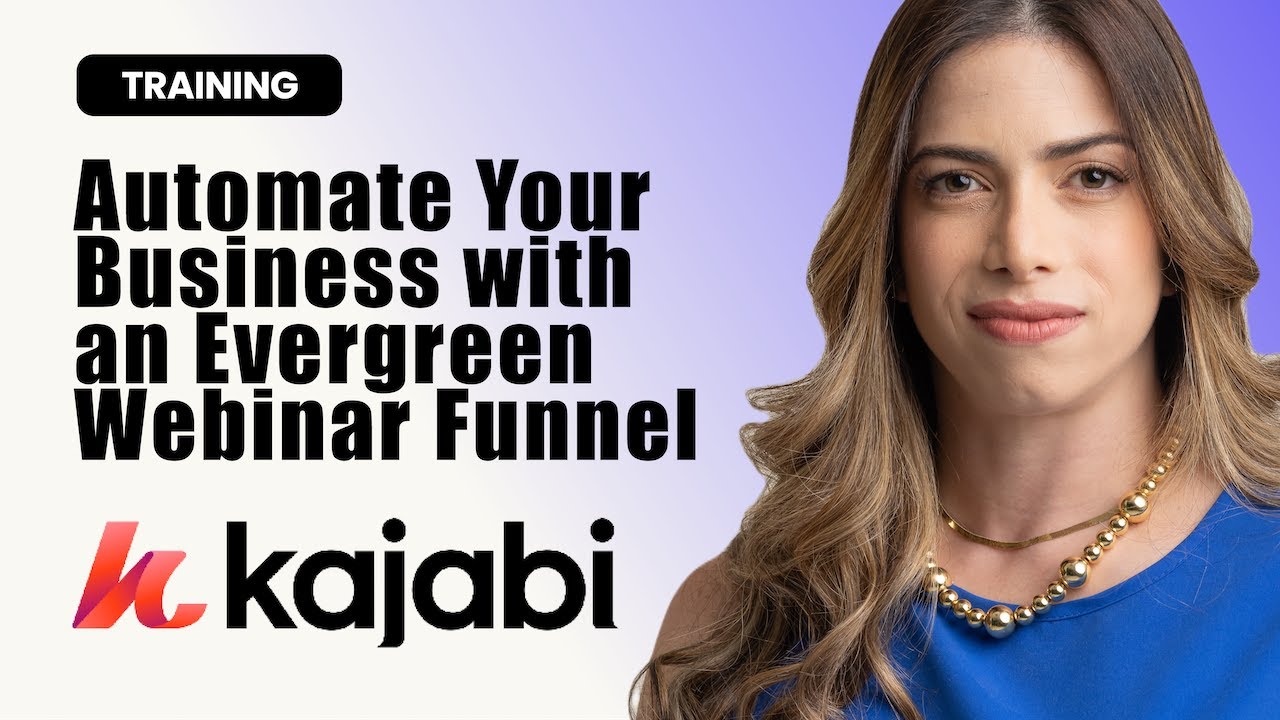 Build a Profitable Evergreen Webinar Funnel on #Kajabi | Step-by-Step Tutorial 2024