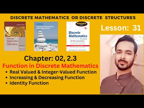 Lesson 31 Real Valued Integer Valued Function | Function Increasing Decreasing Function