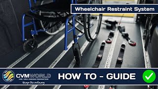How To Secure a Wheelchair in a Minibus Fast and Easy! - CVM World