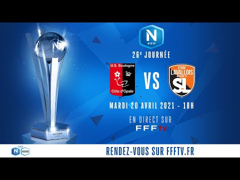 J26 : US Boulogne CO - Stade Lavallois en direct sur FFFtv (17h45) I National FFF 2020-2021