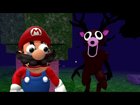 Escaping 99 Nights in the Forest... Mario Plays 99 Nights in The Forest