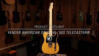 Video thumbnail for Fender American Original '50s Telecaster by Guitar Center