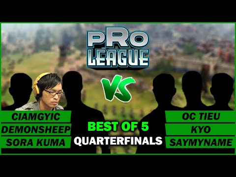 Age of Empires 4 - Kyo All Fallen vs VCL - Pro League 3 vs 3