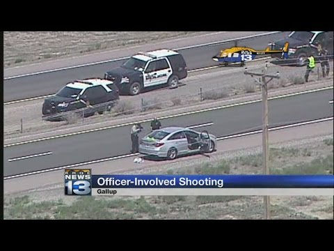 Traffic stop ends in officer-involved shooting near Gallup