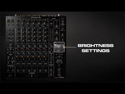 #15. How to adjust the touch display & indicator brightness | DJM-V10 6-ch pro mixer tutorial series