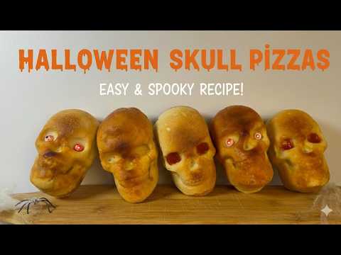 I Made Halloween Skull Pizzas… and They Look Terrifying!