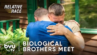 Biological Brothers Meet For The First Time | Relative Race | BYUtv