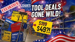 Lowe's 4th of July DEALS ARE INSANE! 🔥 DON'T MISS These Tool & Appliance Sales!