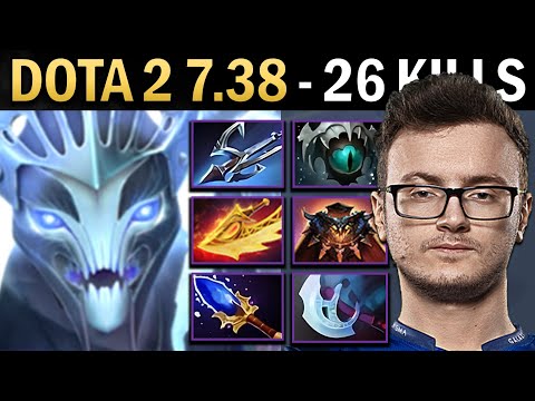 Spectre Gameplay Miracle with 26 Kills and Pyrrhic - Dota 7.38