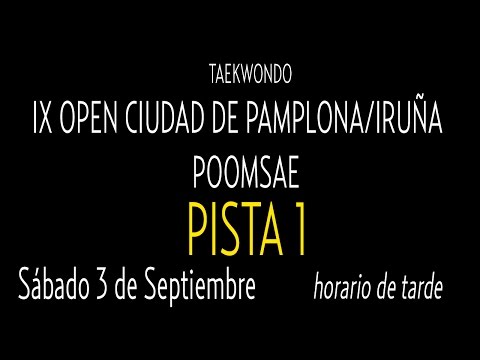 Open Internacional Pamplona. Sabado Pista 1
