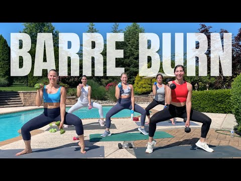 BARRE BURN & TONE | 40 MIN at Home Weight Loss Workout | Move to the BEAT | Low Impact