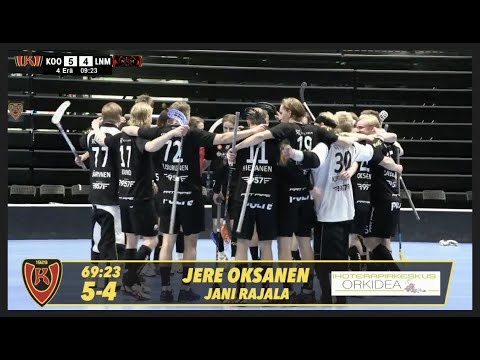 Maalikooste PVE1 Koovee Miehet vs. LNM 5 - 4 JA (6.3.2021)