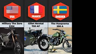 Amazing military motorcycles from different countries