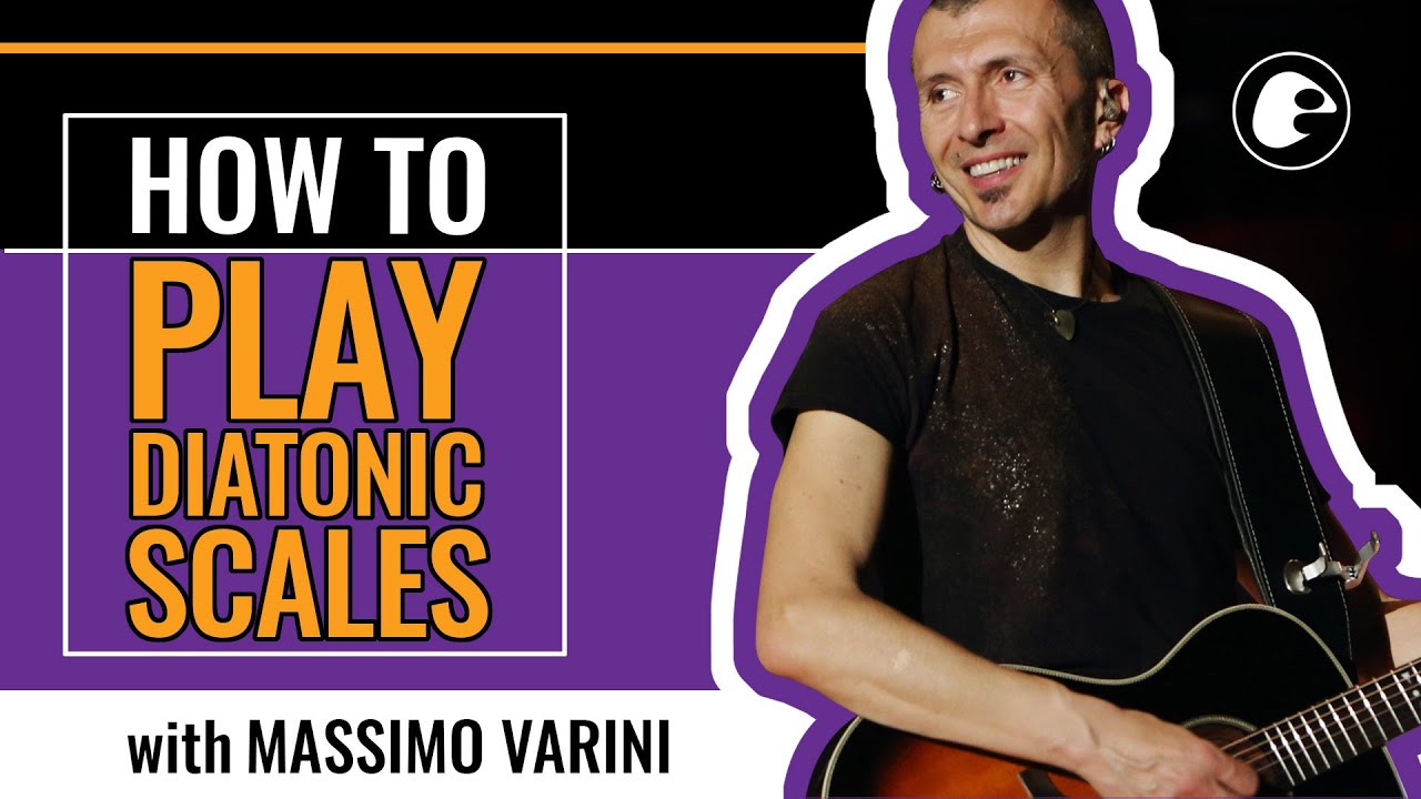 Massimo Varini Acoustic Guitar Lesson - Playing Floating Diatonic Major Scales | ELIXIR Strings - YouTube