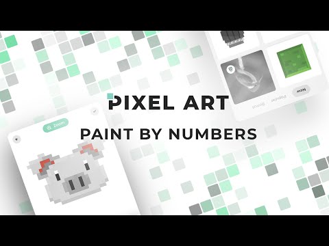 Pixel Art - Paint By Numbers Video