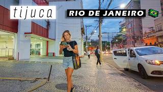 Walking in the Tijuca Neighborhood — Rio de Janeiro, Brazil — 2025 【 4K UHD 】