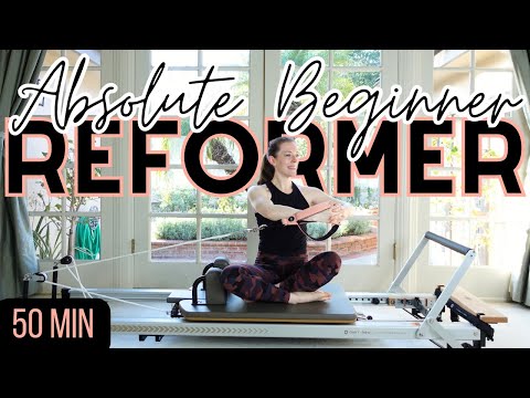 Absolute BEGINNER Reformer Workout | Full Body NO PROPS | 50 Min