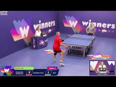 Winners League  08.09.21  Kolomiiets Volodymyr - Rudenko Ivan 11:00