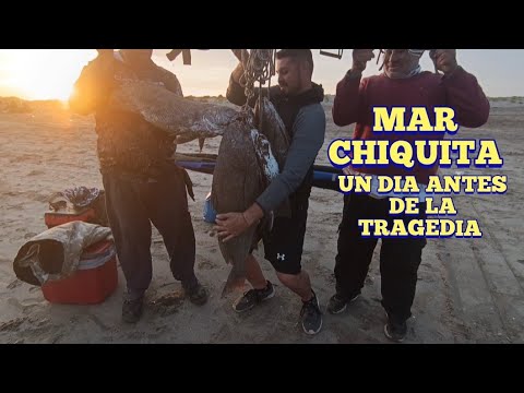 UN DIA ANTES DE LA TRAGEDIA EN MAR CHIQUITA! PESCA EN LA BOCA