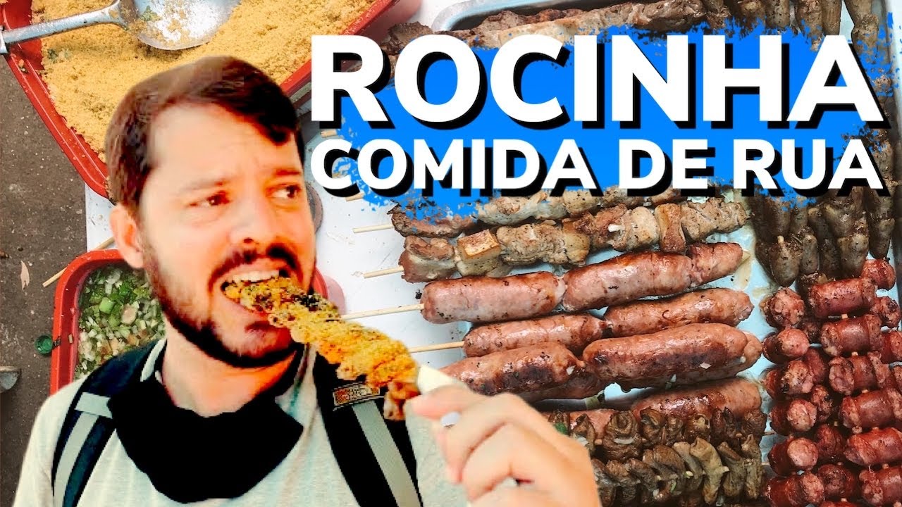 FAVELA DA ROCINHA COMO VOCÊ NUNCA VIU - COMIDA DE RUA