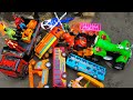 Gadi Wala Cartoon Tractor Helicopter Toy Video JCB Train Bulldozer Container Truck Dump Truck