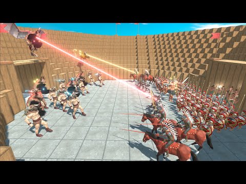 ⚡ Old & Remastered Minotaur  vs Ancient Army on Arena - 🦖 Animal Revolt Battle Simulator 🦕