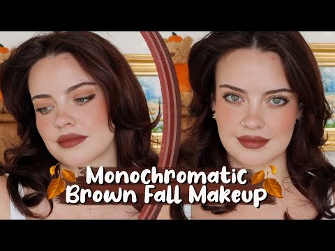 Brown Fall Makeup 🍂 | Julia Adams
