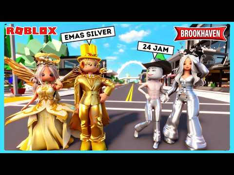 24 Jam Bang Boy Dan Caca Serba Emas Silver Di Roblox Brookhaven ft @Shasyaalala