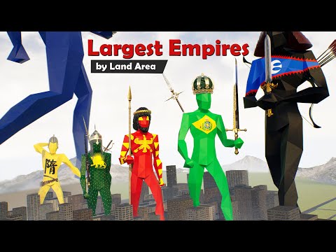 Largest Empire scaled by Maximum Land area | Largest Empires That Ruled the Earth