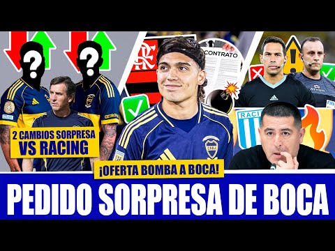 BOMBA TOTAL en Boca x Zeballos! ► El PEDIDO que hizo Boca en AFA vs RACING ► 4 bajas CLAVE en RACING