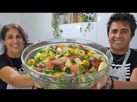 Pasta fredda con rucola, bresaola e grana - Ricetta