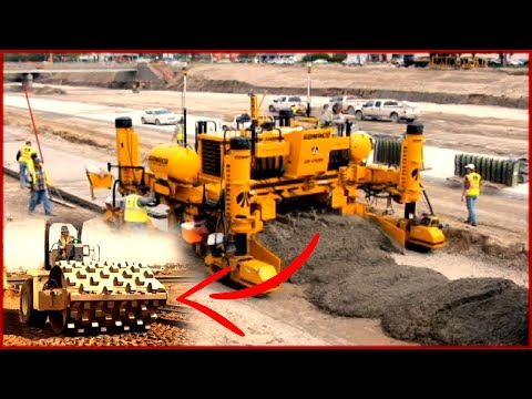 World's Fastest Modern Road Construction Machines   Amazing Extreme Asphalt Paving Machine