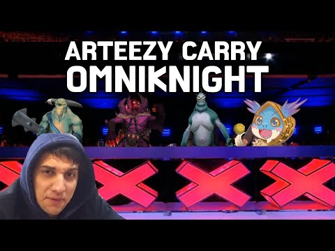 Dota 2: Arteezy - Experiment with Carry OmniKnight | Captain Slot Taken