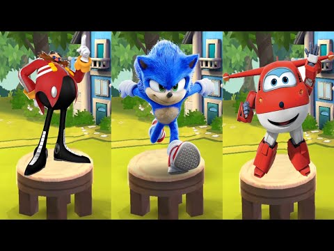 Super Wings Jett Run vs Sonci Dash Android Gameplay