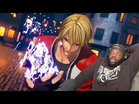 ROCK HOWARD IS BACK! KOF XV DLC - Team Garou Trailer REACTION