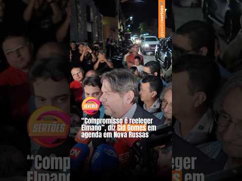 “Compromisso é reeleger Elmano”, diz Cid Gomes em agenda em Nova Russas