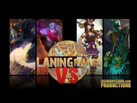 Laning Phase - Varus with Galio Support vs Caitlyn with Fiddlesticks Support
