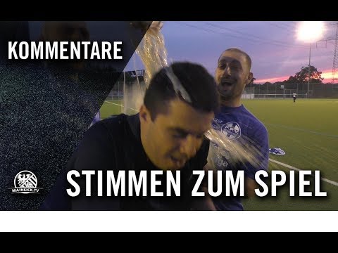 Die Stimmen zum Spiel | FFV Sporttfreunde 04 – SV Eintracht Altwiedermus (Relegation, Verbandsliga)