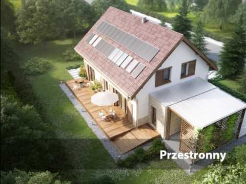 Projekt domu jednorodzinnego PRZESTRONNY - Domy Czystej Energii