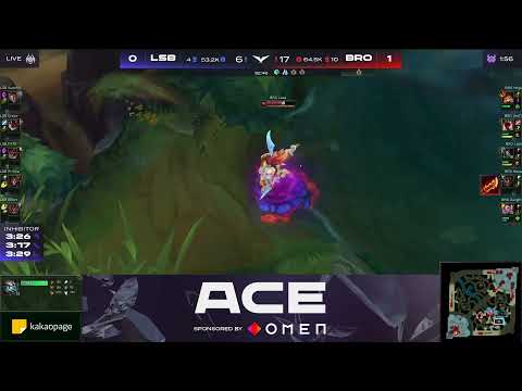 LCK Akali Penta Kill! BRO Lava vs LSB!