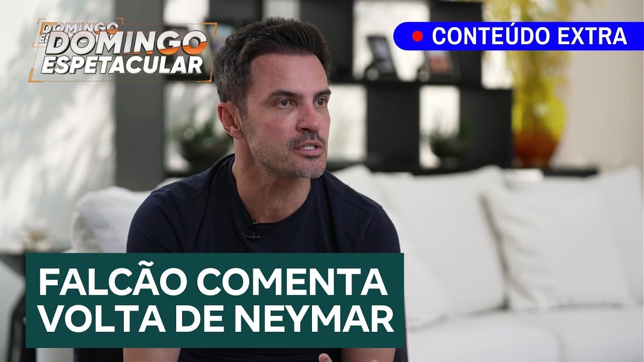 Falcão comenta volta de Neymar para o Santos: “Vai ser muito bom ele voltar”