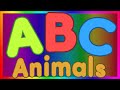 ABC Song Animals Learn Alphabet With Animals ABC Baby Songs