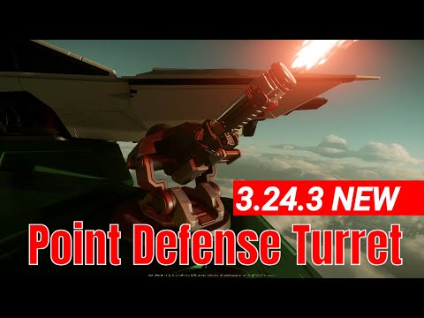 3.24.3 New Point Defense Turret Testing #1 | Star Citizen Science & Fun [4K]